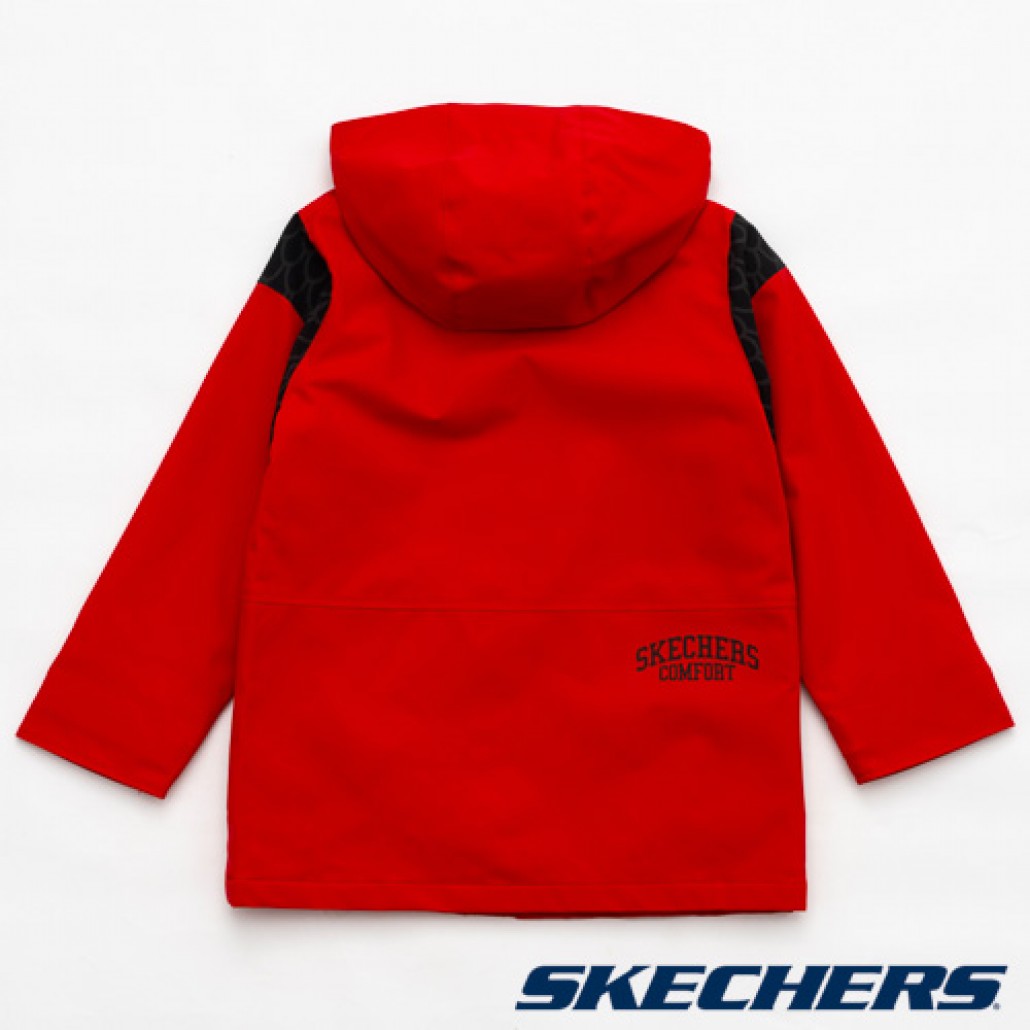 男童拉鍊連帽外套(L124B001-001W)