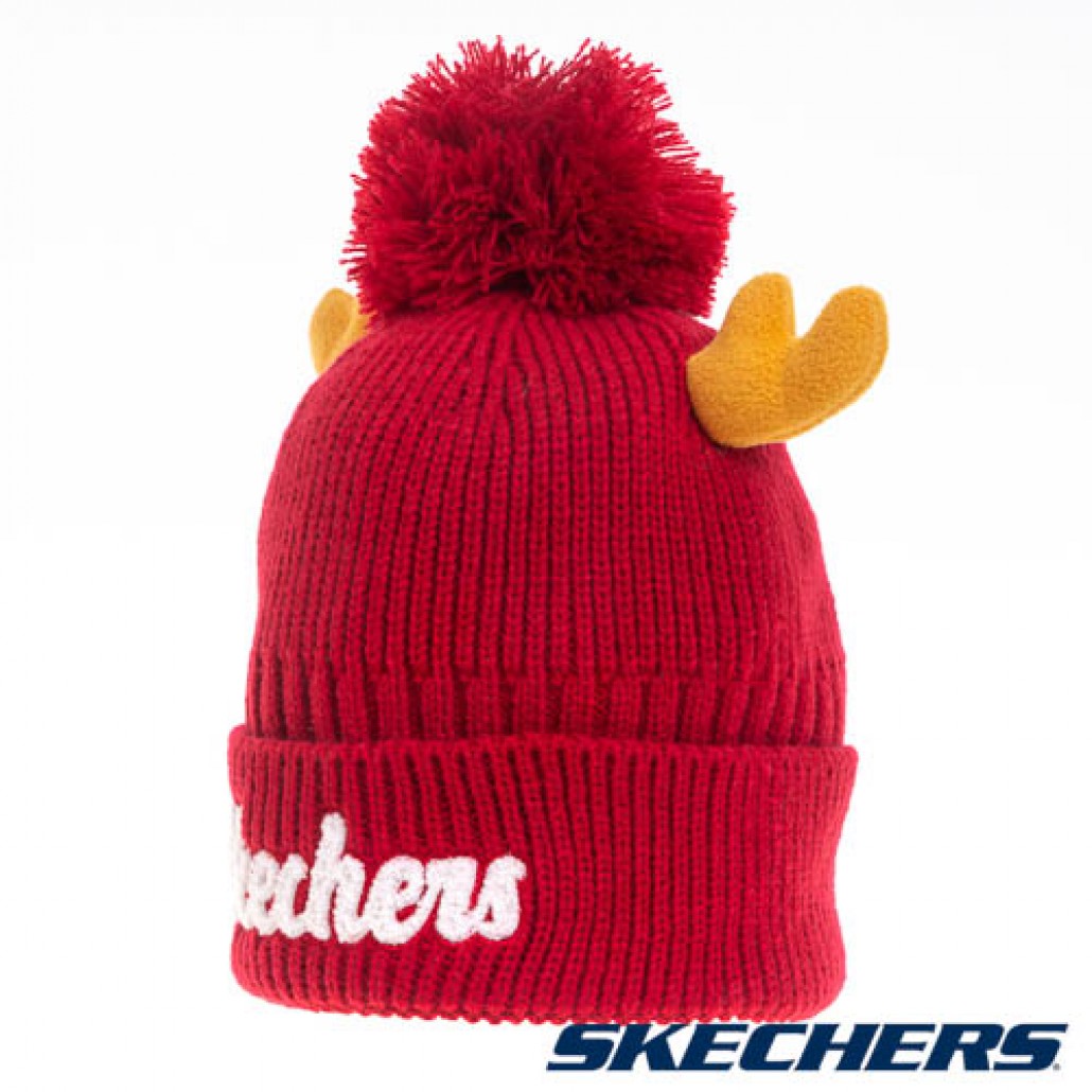 童針織帽_深红色(L124K002-03E3)