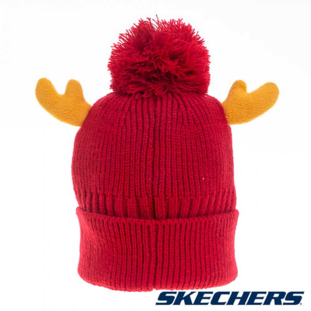 童針織帽_深红色(L124K002-03E3)