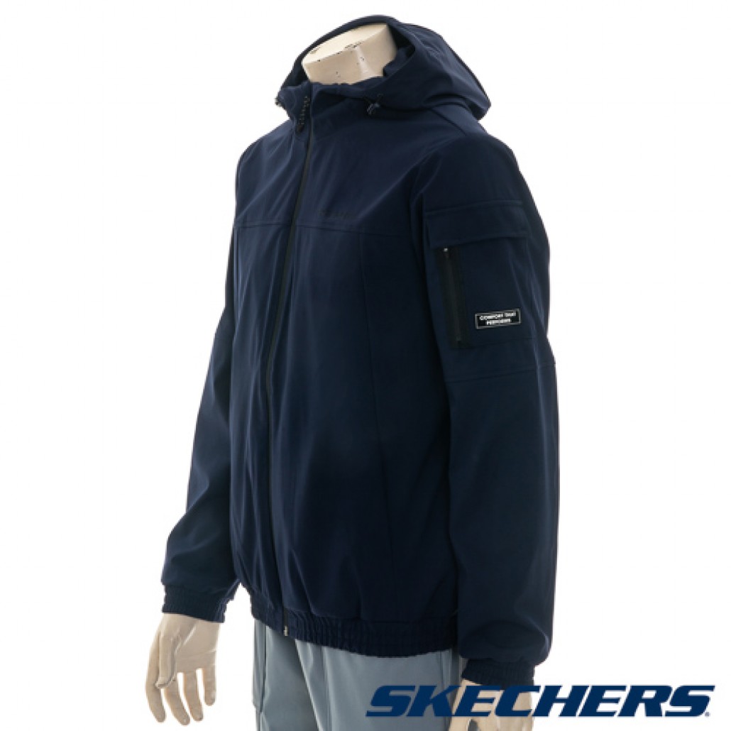 男拉鍊連帽外套(P124M001-03NP)