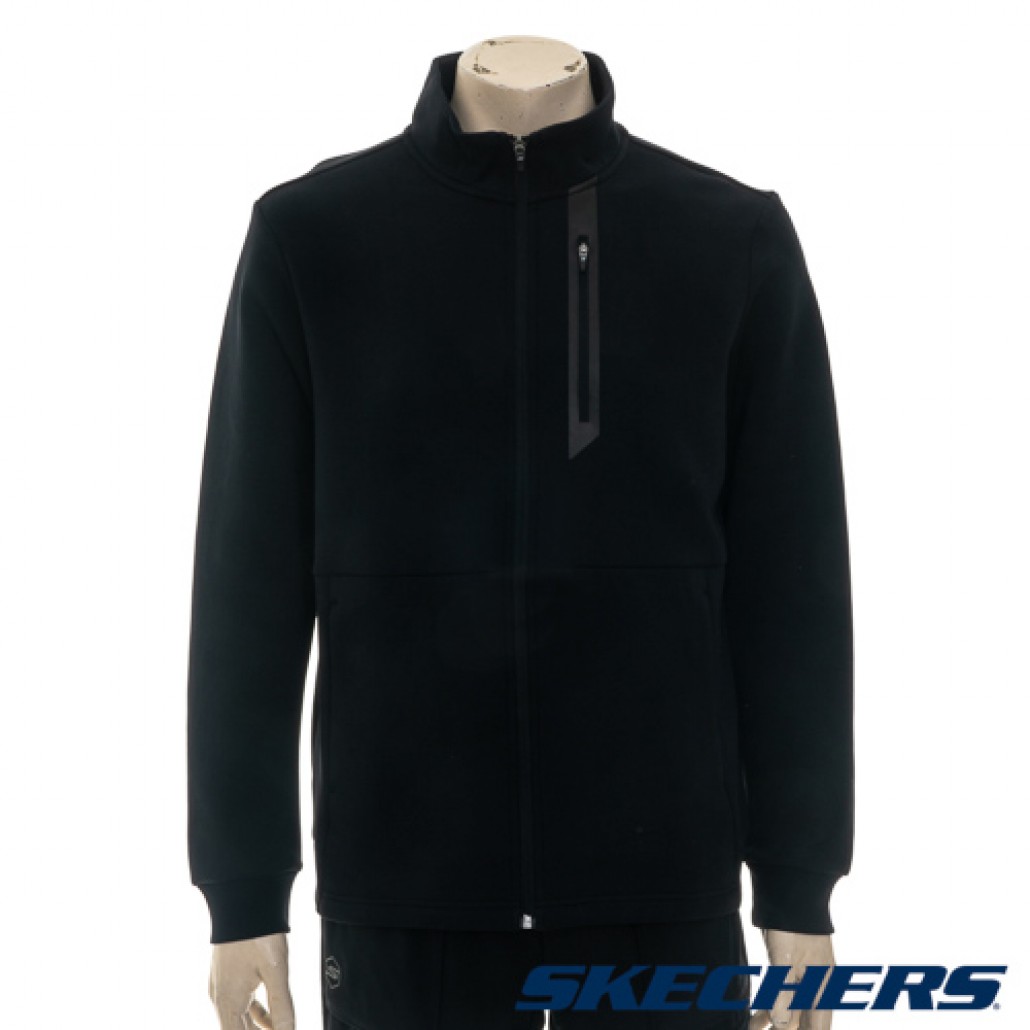Skechers 男拉鍊外套(P124M003-0018)｜拉鍊外套， GOKNIT－BPPDRM潮流球