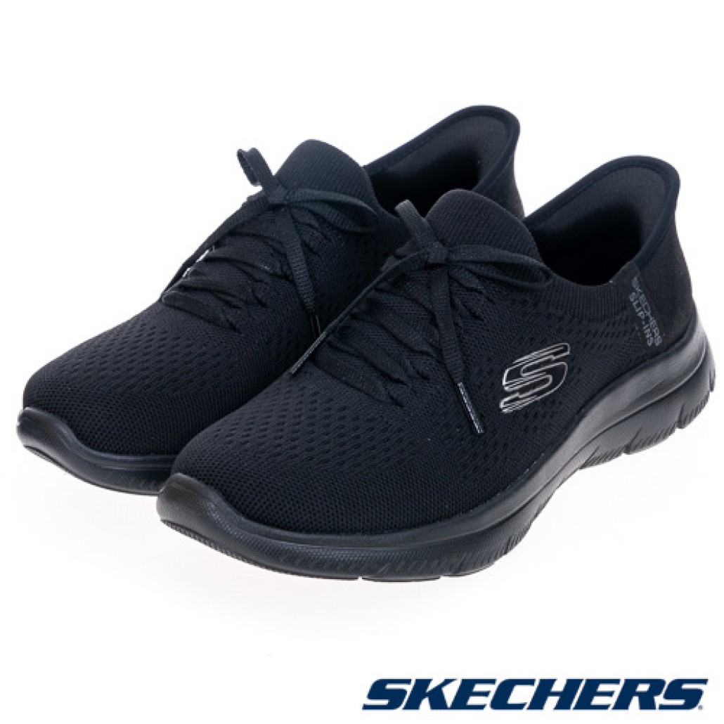 Skechers 瞬穿舒適科技 SUMMIT 寬楦款(150263WBBK)｜系列，帶給您套入式－B