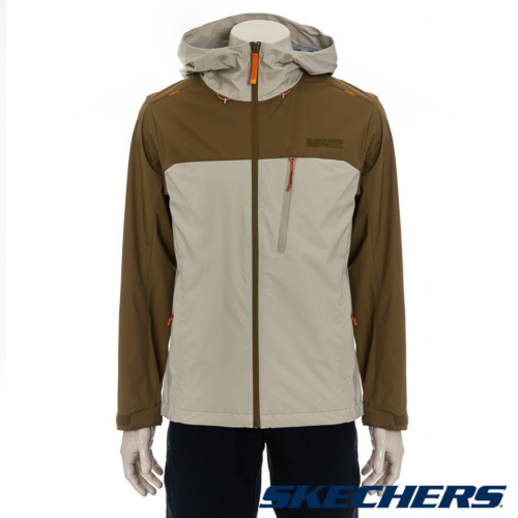 Skechers 男拉鍊連帽外套(L224M001-0401)｜拉鍊連帽外套，搭配－勁馳專賣店