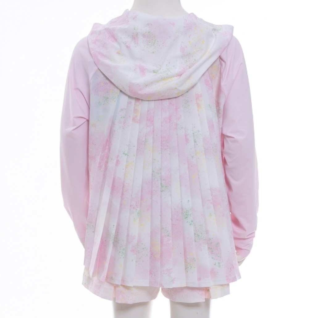 女童拉鍊連帽外套(P224G081-03ZH)