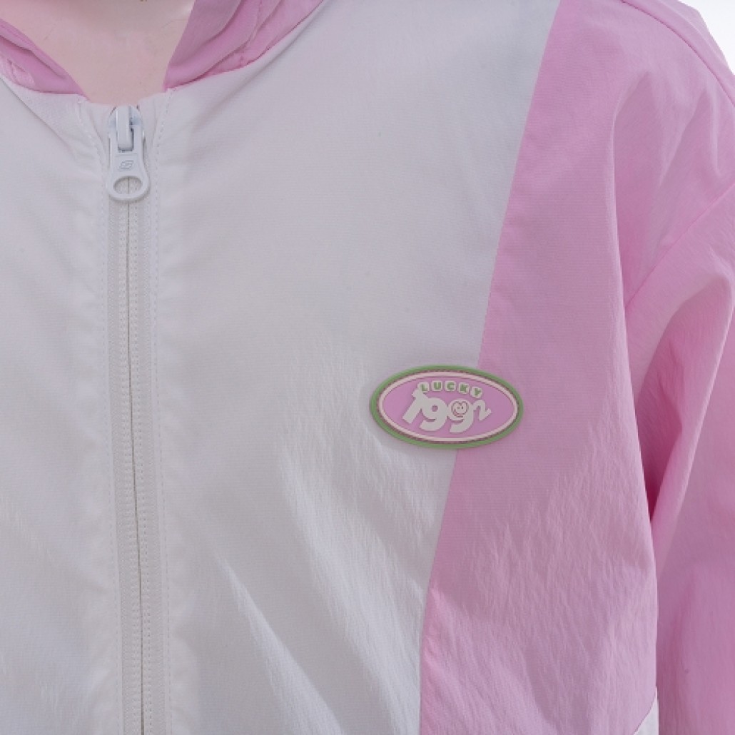 女童拉鍊連帽外套(L224G045-03VJ)