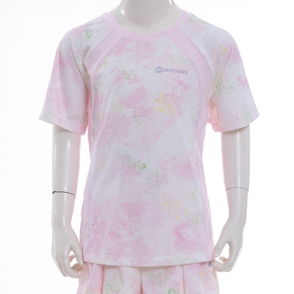 Skechers 女童短袖衣(P224G082-03ZH)｜精心挑選優質童裝短－凌雲運動用品