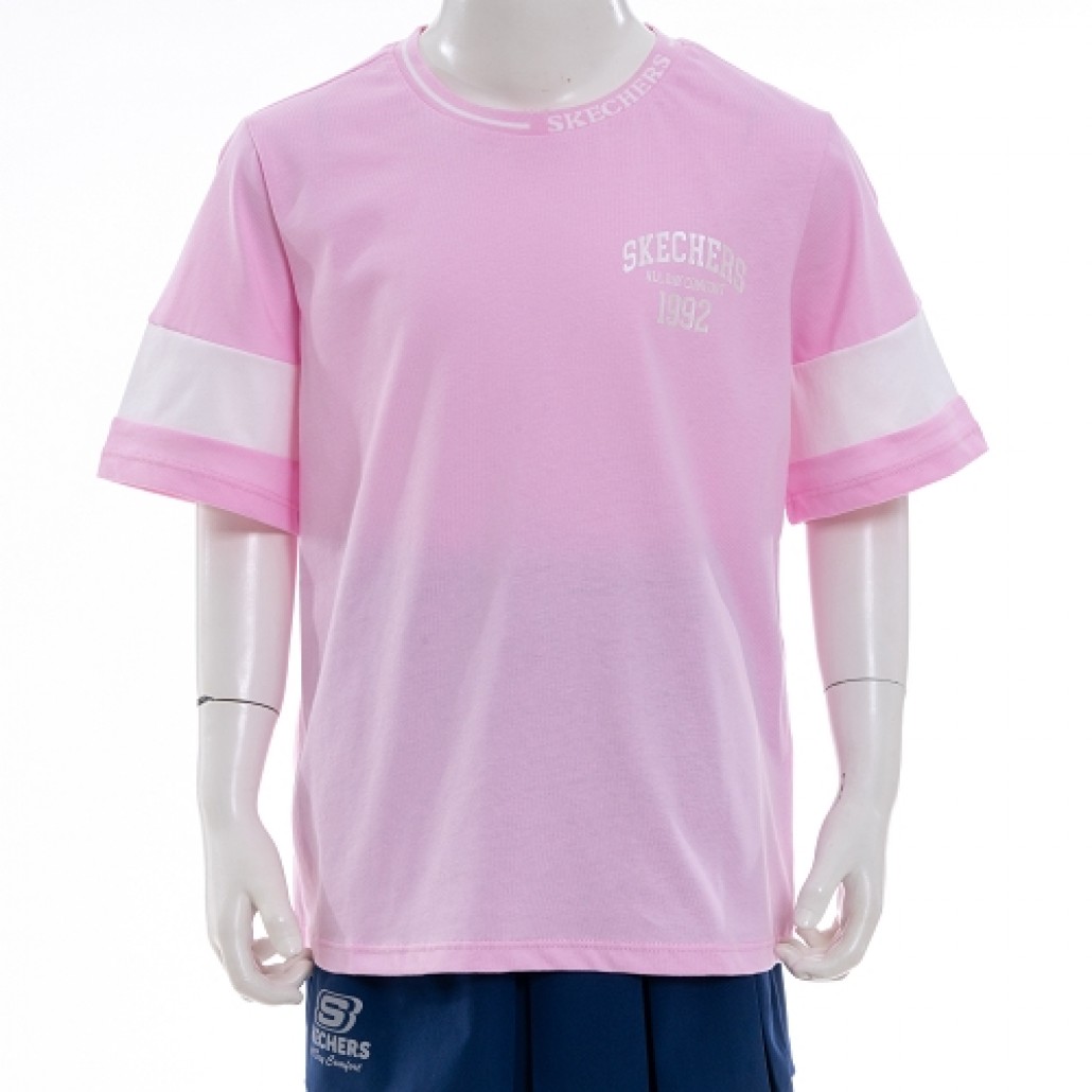 Skechers 女童短袖衣(L224G039-01UQ)｜精心挑選優質童裝短－百速運動專賣