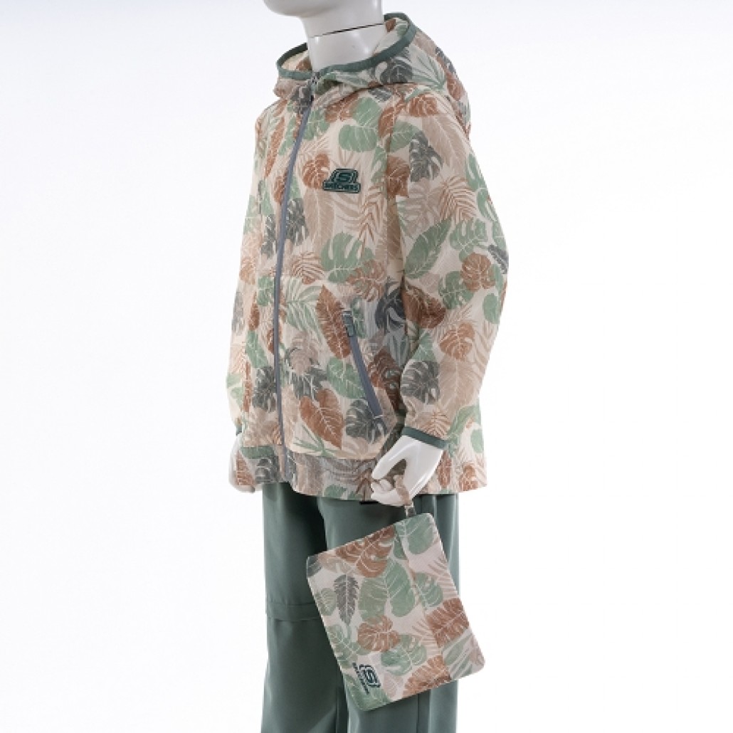 男童拉鍊連帽外套(P224B062-03WT)