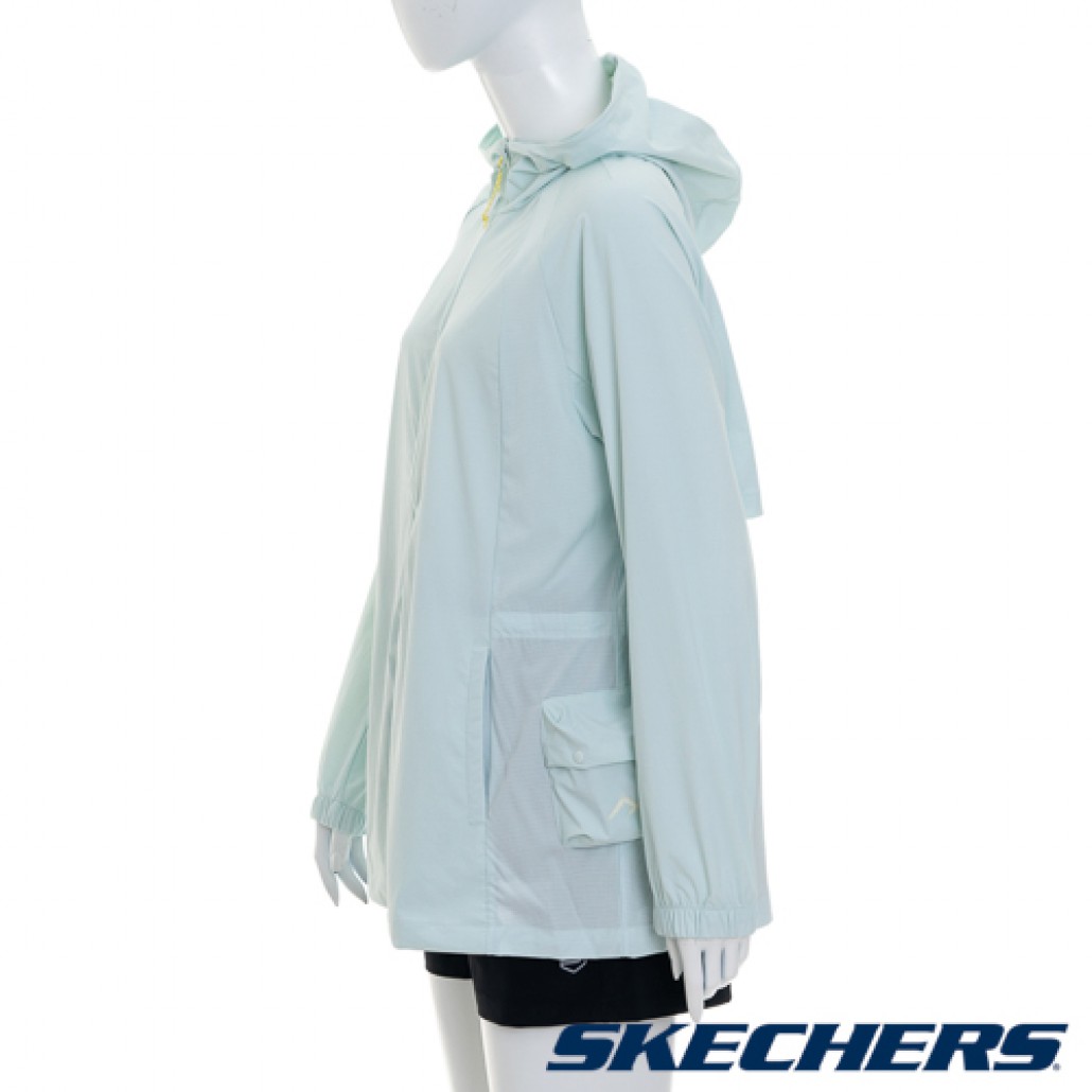 女拉鍊連帽外套(L324W030-046U)