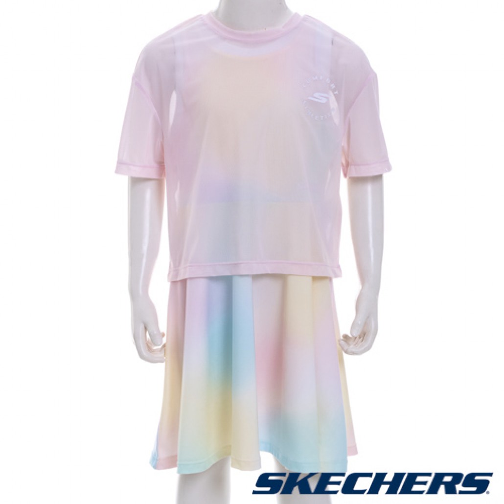 女童套裝(短袖衣+連身裙)(P324G070-045Y)