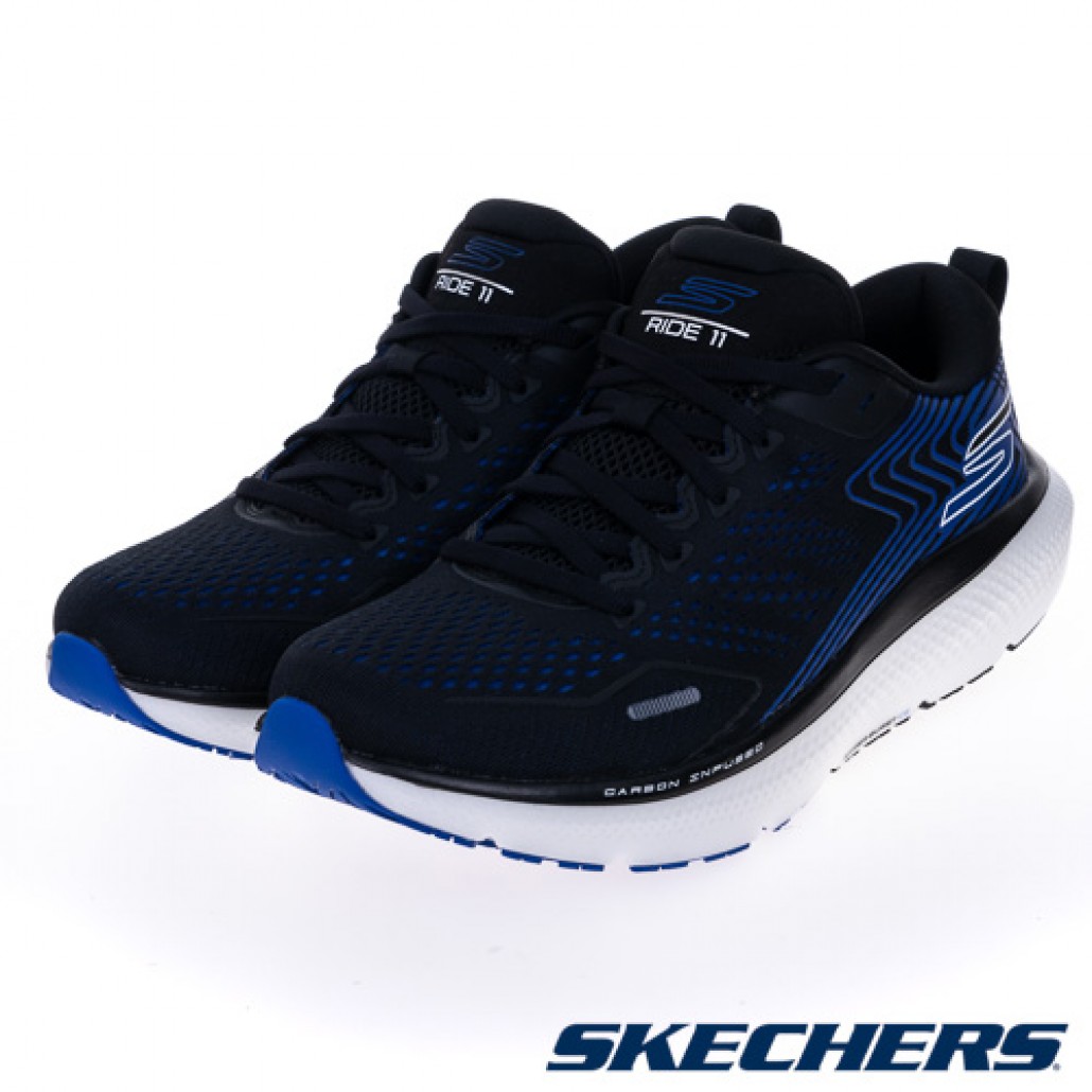 Skechers GO RUN RIDE 11(246092BKBL)｜11 系列，極致輕量－勁躍專賣店