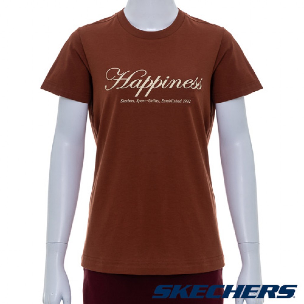 Skechers 女短袖衣(L324W017-046K)｜短袖衣，簡約百搭，－BPPDRM潮流球