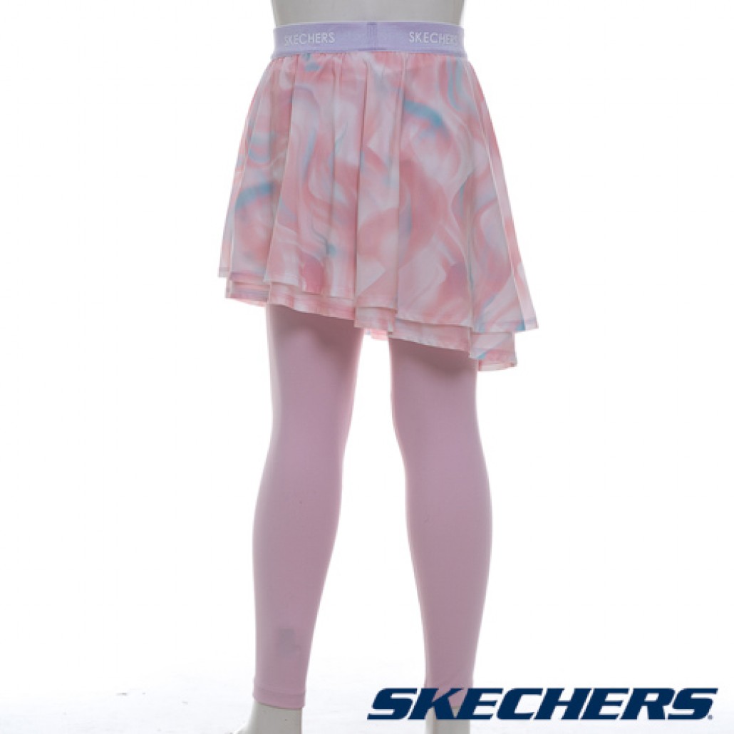 女童緊身長褲搭配短裙(P324G006-0497)