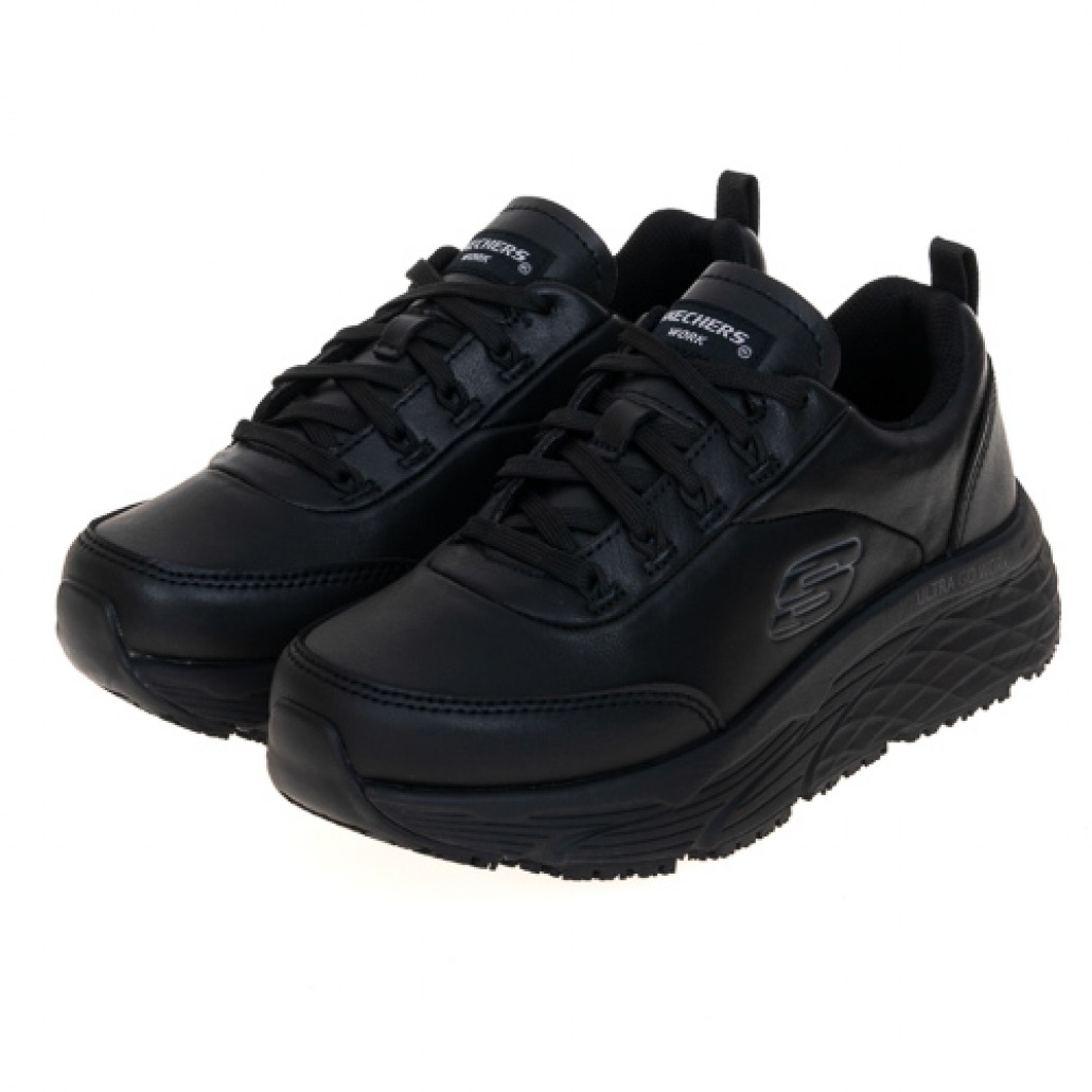 Skechers MAX CUSHIONING ELITE SR-KAJUS 寬楦款(108015WBLK)｜工作鞋 GORU