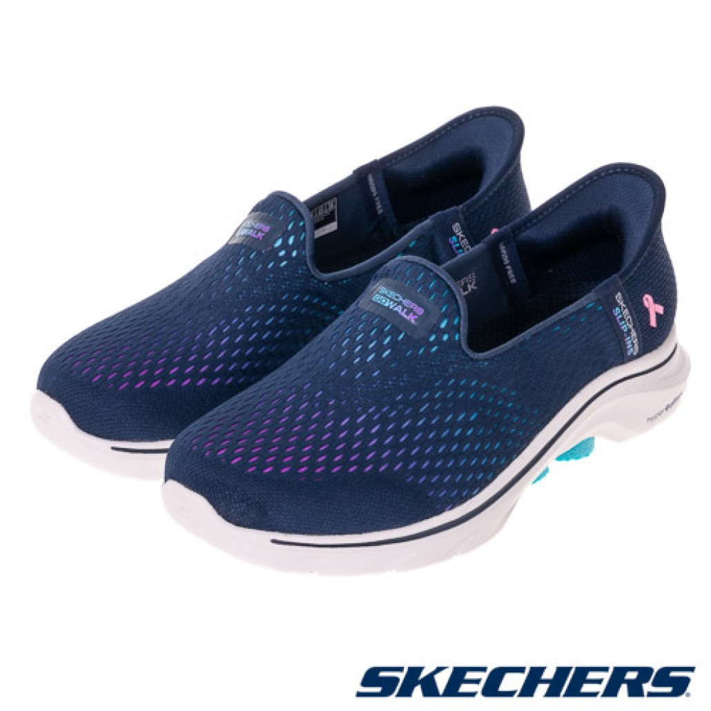 瞬穿舒適科技 GO WALK 7 粉紅絲帶限定款 寬楦款