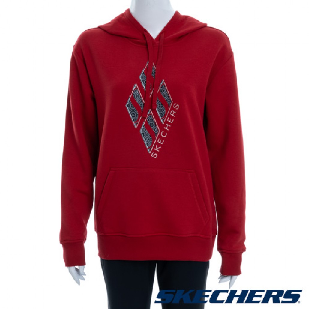 SKECHERS 女長袖連帽衛衣 (HD1RDS)