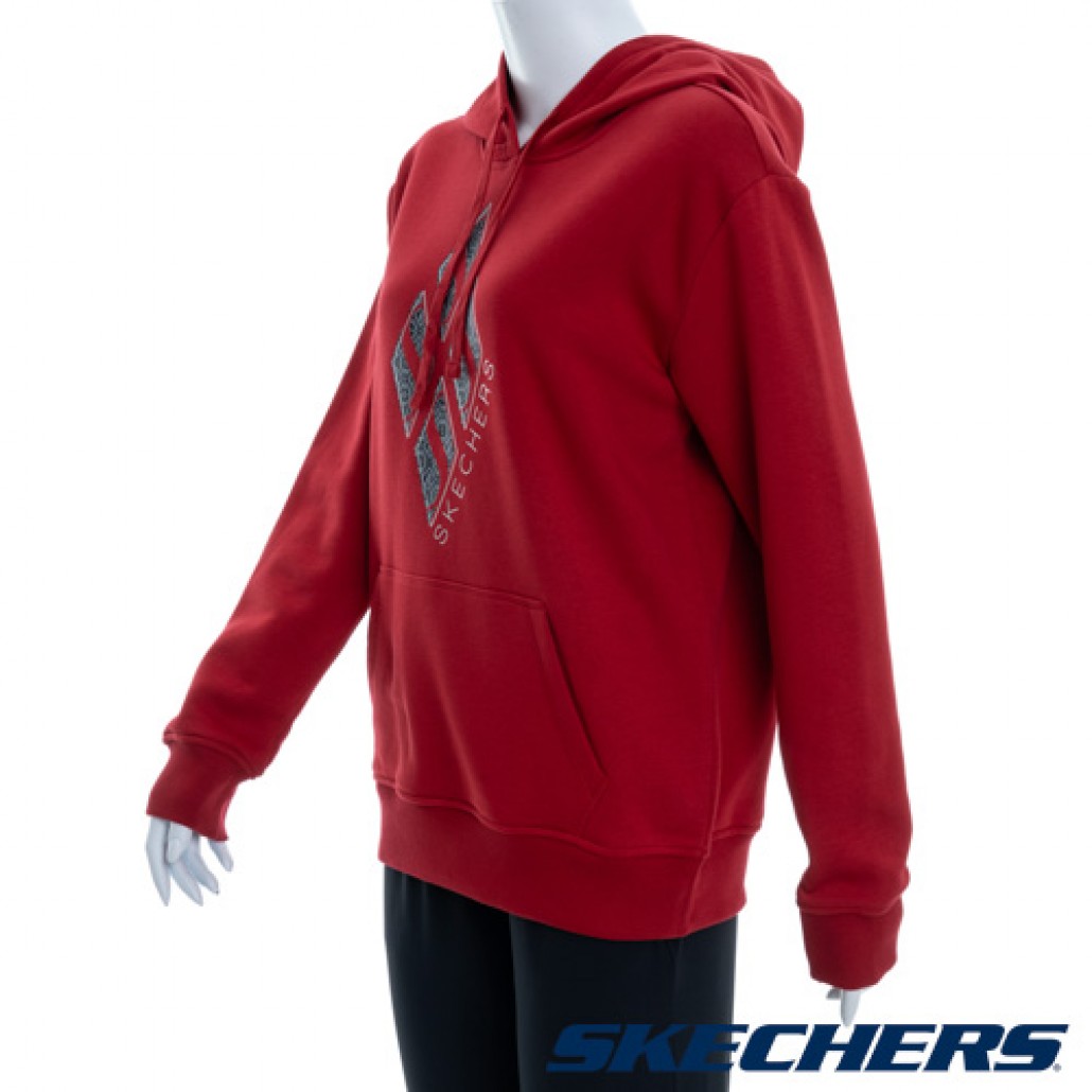 SKECHERS 女長袖連帽衛衣 (HD1RDS)