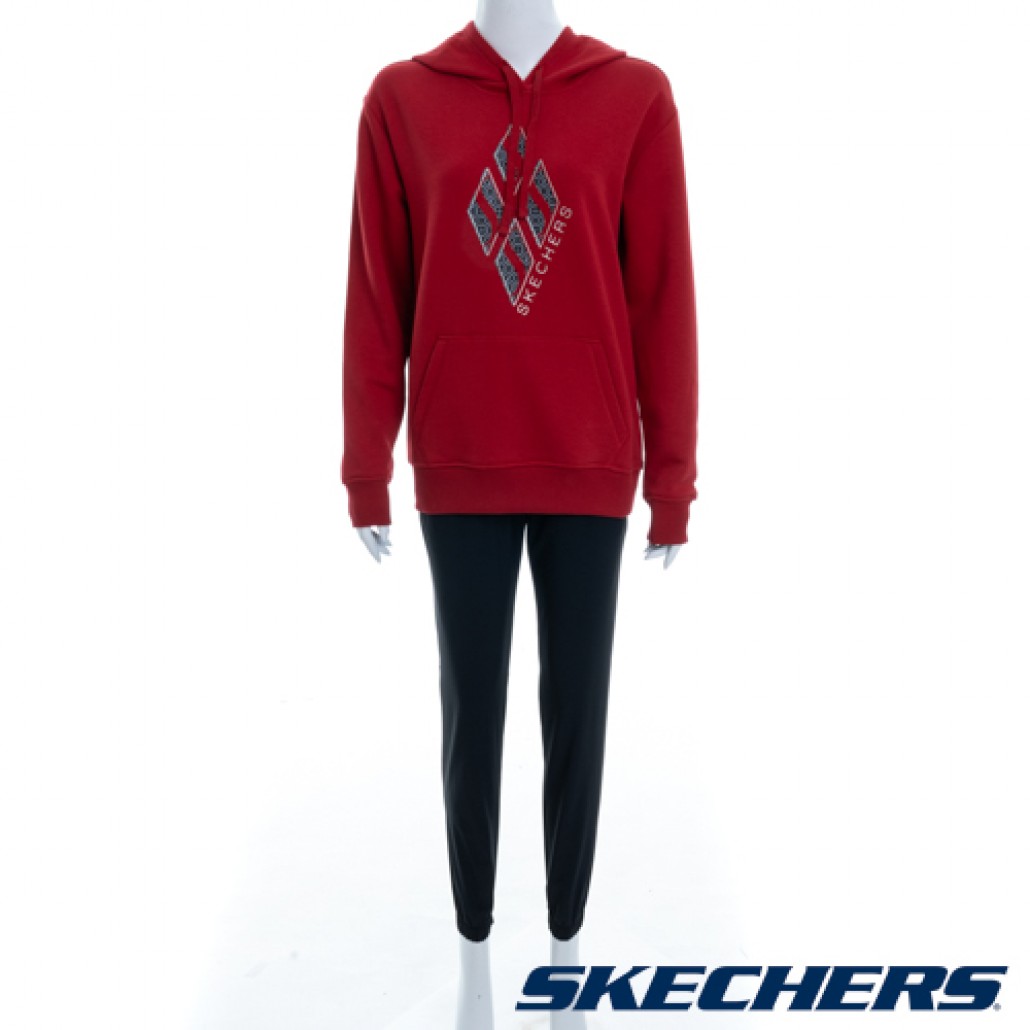 SKECHERS 女長袖連帽衛衣 (HD1RDS)