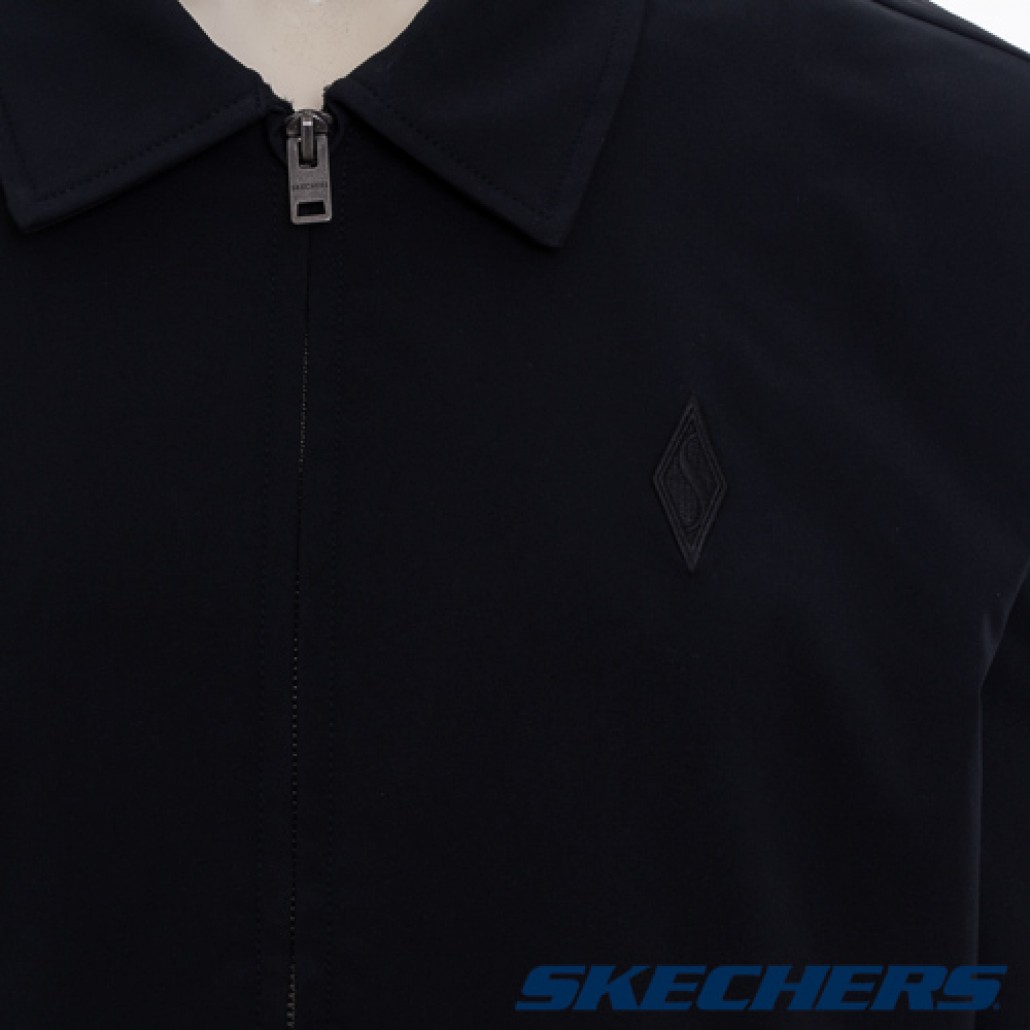 SKECHERS 男拉鍊外套 (JA133BLK)