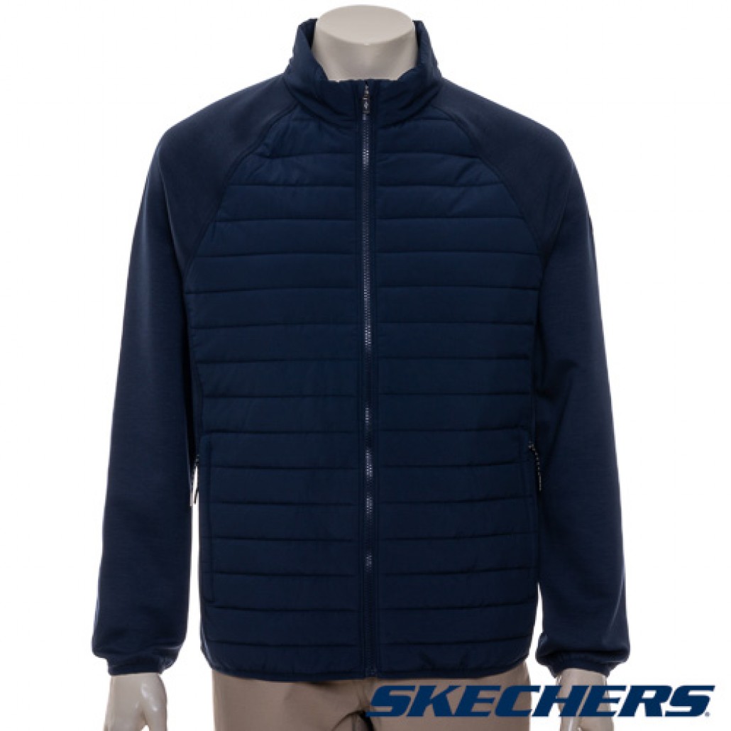 SKECHERS 男拉鍊外套 (JA141CCNV)