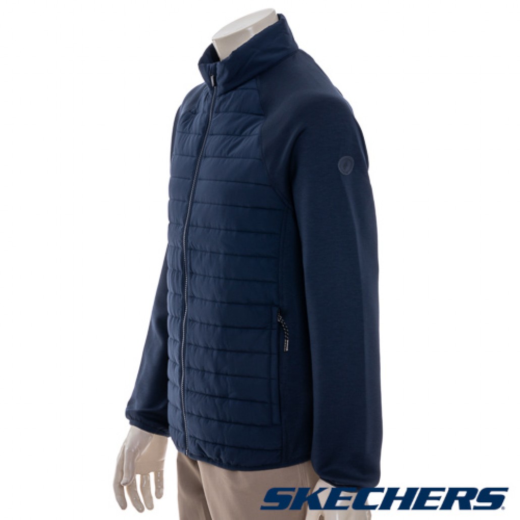 SKECHERS 男拉鍊外套 (JA141CCNV)