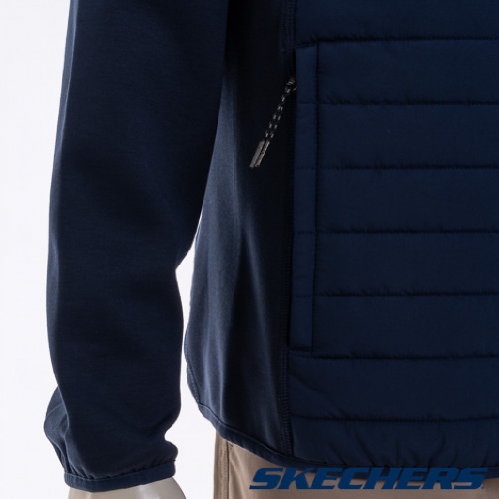 SKECHERS 男拉鍊外套 (JA141CCNV)