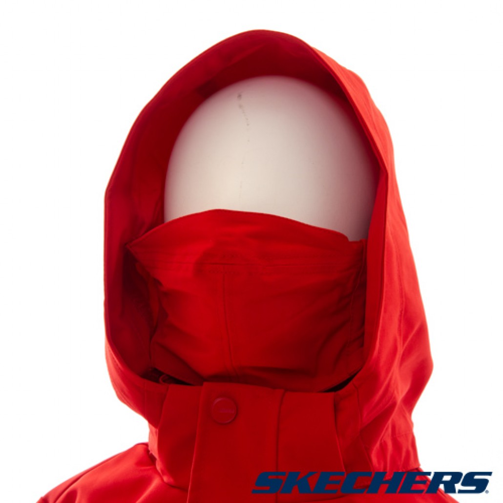 SKECHERS 女童CNY拉鍊連帽外套 (L122G059-001W)