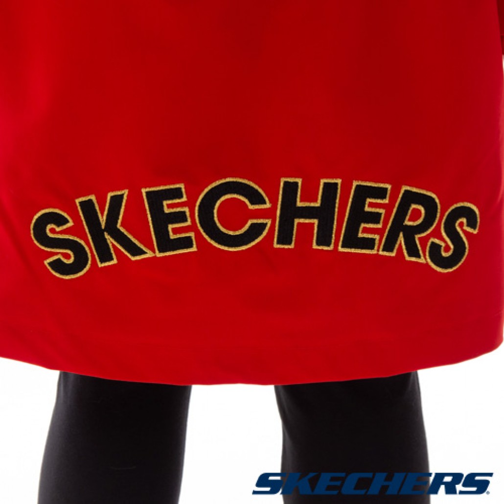 SKECHERS 女童CNY拉鍊連帽外套 (L122G059-001W)
