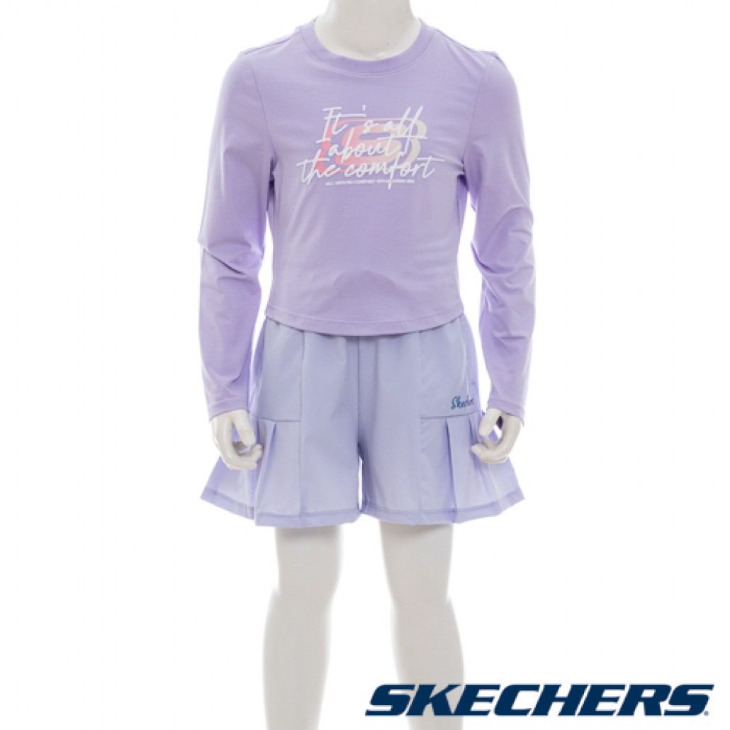 SKECHERS 女童長袖衣 (L125G048-00EW)