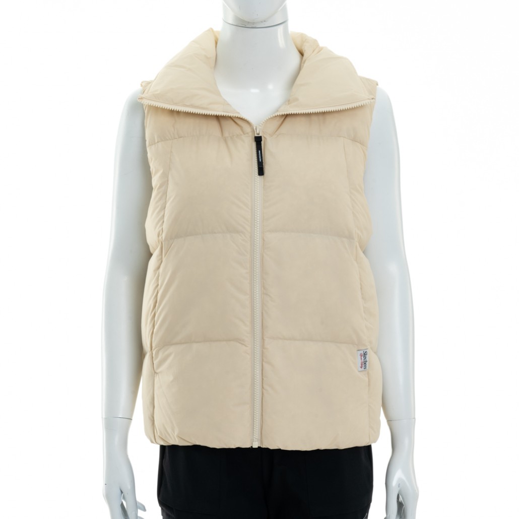 SKECHERS 女羽絨背心 (L424W017-046L)｜超輕量保暖羽絨背心－疾速運動商城