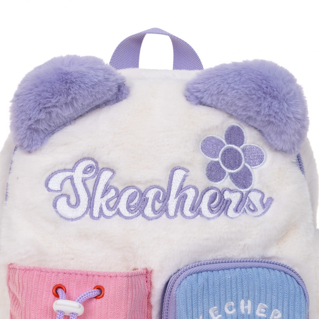 SKECHERS 童後背包_純淨白 (L424K066-01SV)