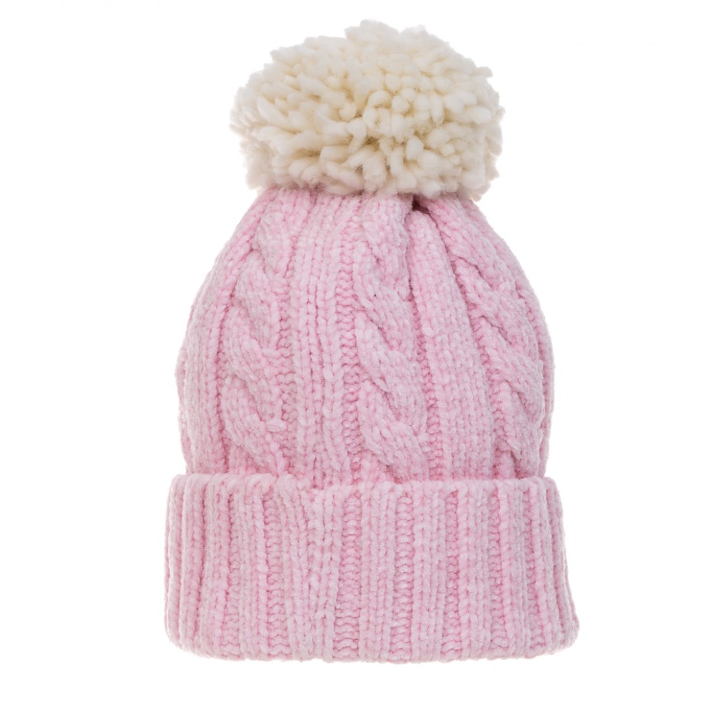 SKECHERS 童針織帽_瑪麗玫瑰粉 (P424G050-04J1)