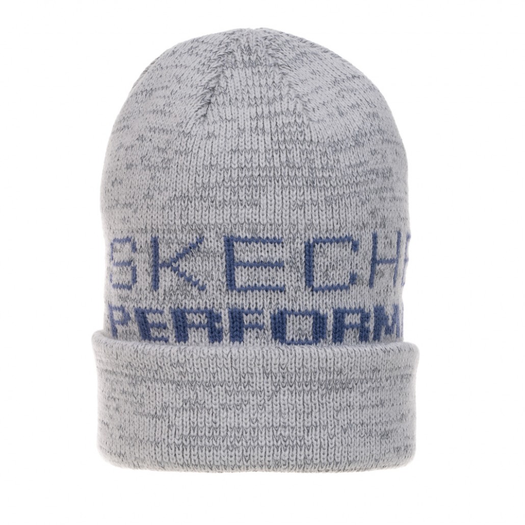 SKECHERS 針織帽_雲灰色 (P424U005-0031)