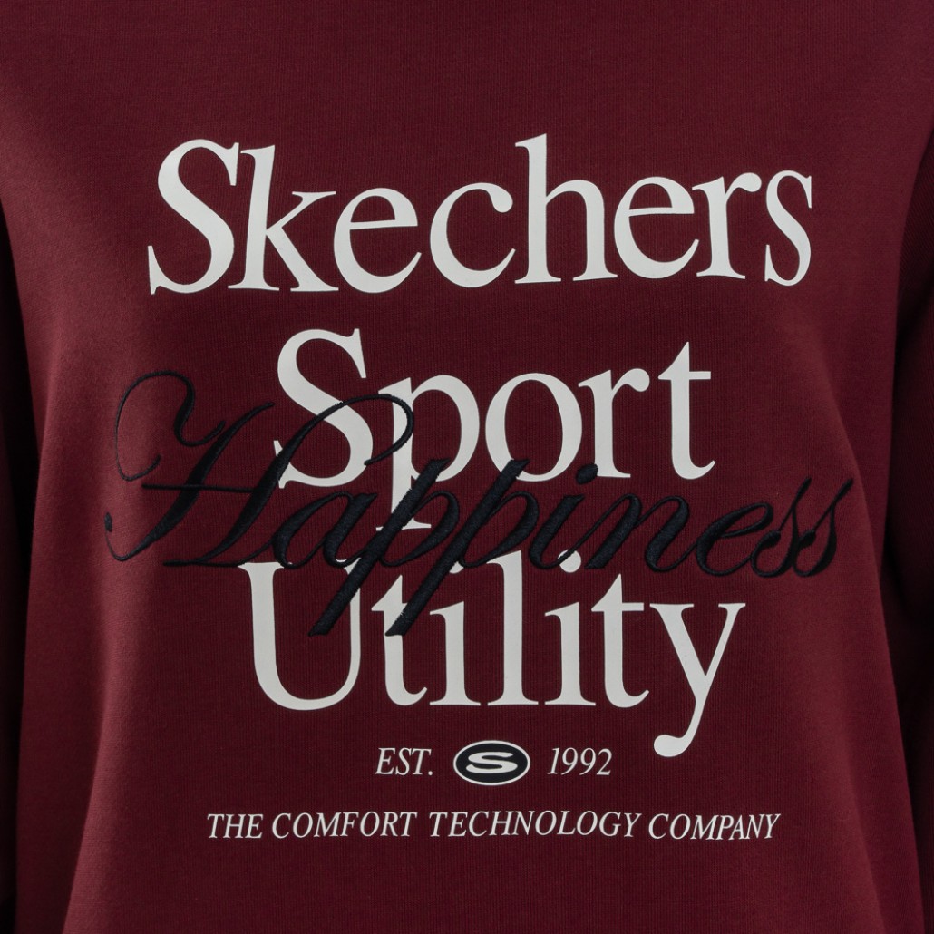 SKECHERS 女長袖衛衣 (L424W021-00V0)
