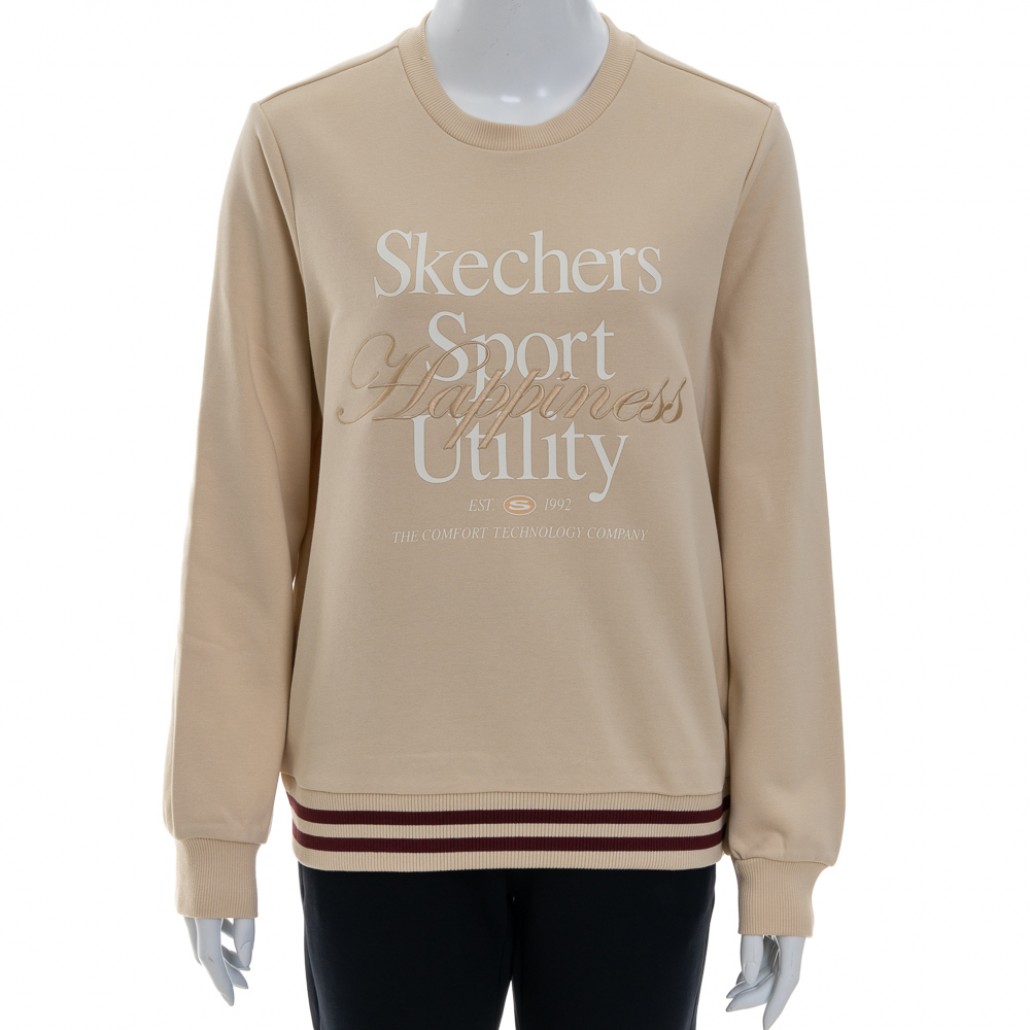 SKECHERS 女長袖衛衣 (L424W021-046L)