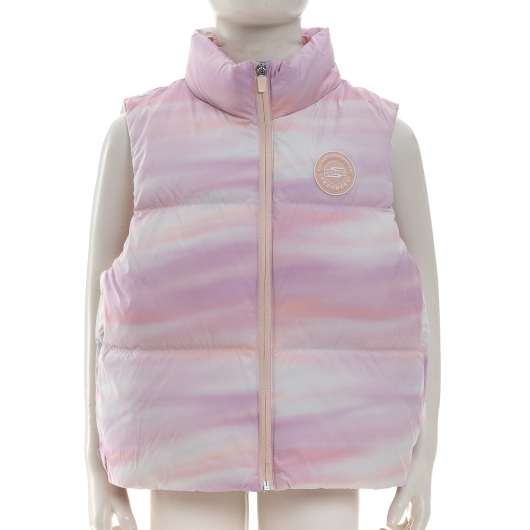 SKECHERS 女童羽絨背心 (P424G003-04BA)