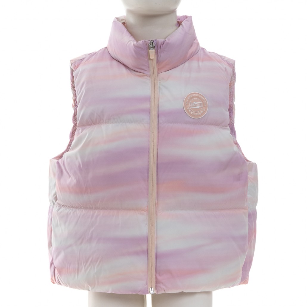 SKECHERS 女童羽絨背心 (P424G003-04BA)