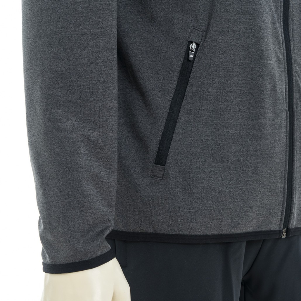 SKECHERS 男拉鍊連帽外套 (JA295BKCC)