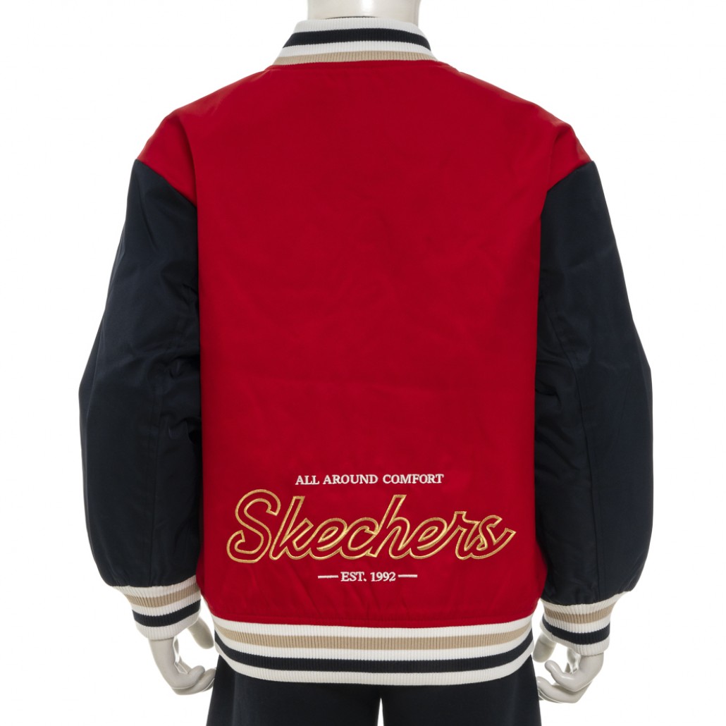 SKECHERS 男童棒球外套 2025 CNY (L125B004-001W)