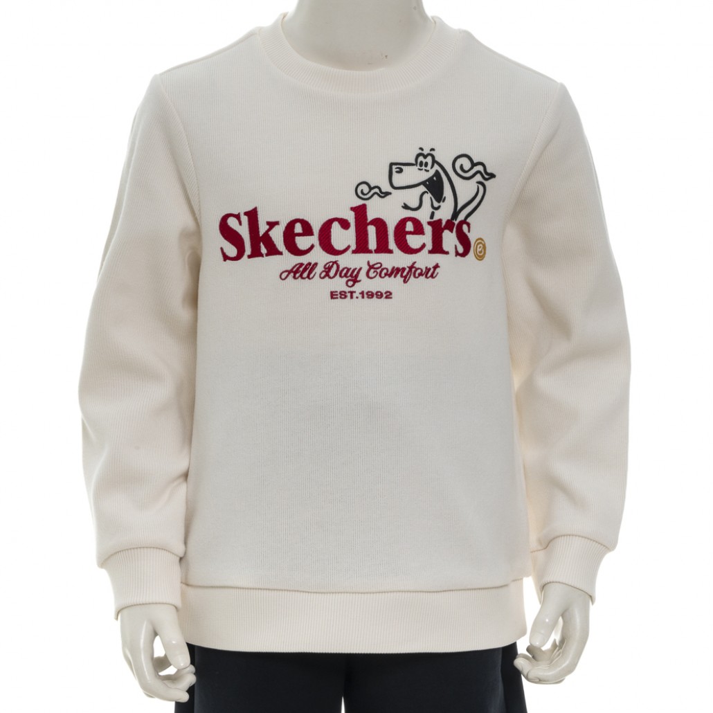 SKECHERS 男童長袖衛衣 2025 CNY (L125B009-01SV)