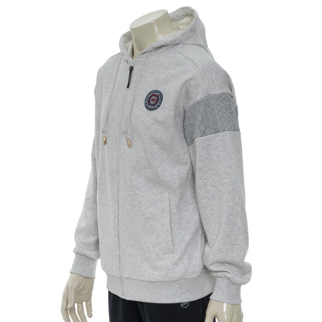 SKECHERS 男拉鍊連帽外套 2025 CNY (L125M003-0248)