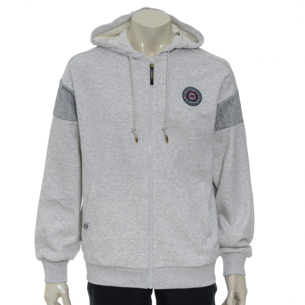 SKECHERS 男拉鍊連帽外套 2025 CNY (L125M003-0248)