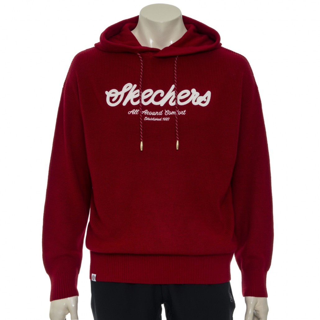 SKECHERS 中性連帽毛衣 2025 CNY (L125U005-03LC)｜連帽毛衣，舒適針織－运