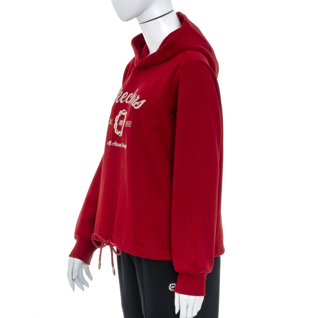 SKECHERS 女長袖連帽衛衣 2025 CNY (L125W084-03LC)