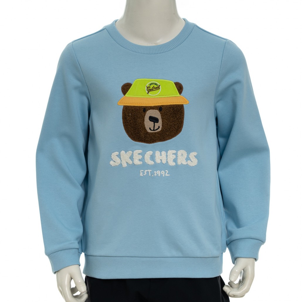 SKECHERS 男幼童長袖衛衣 (P125B023-00FU)