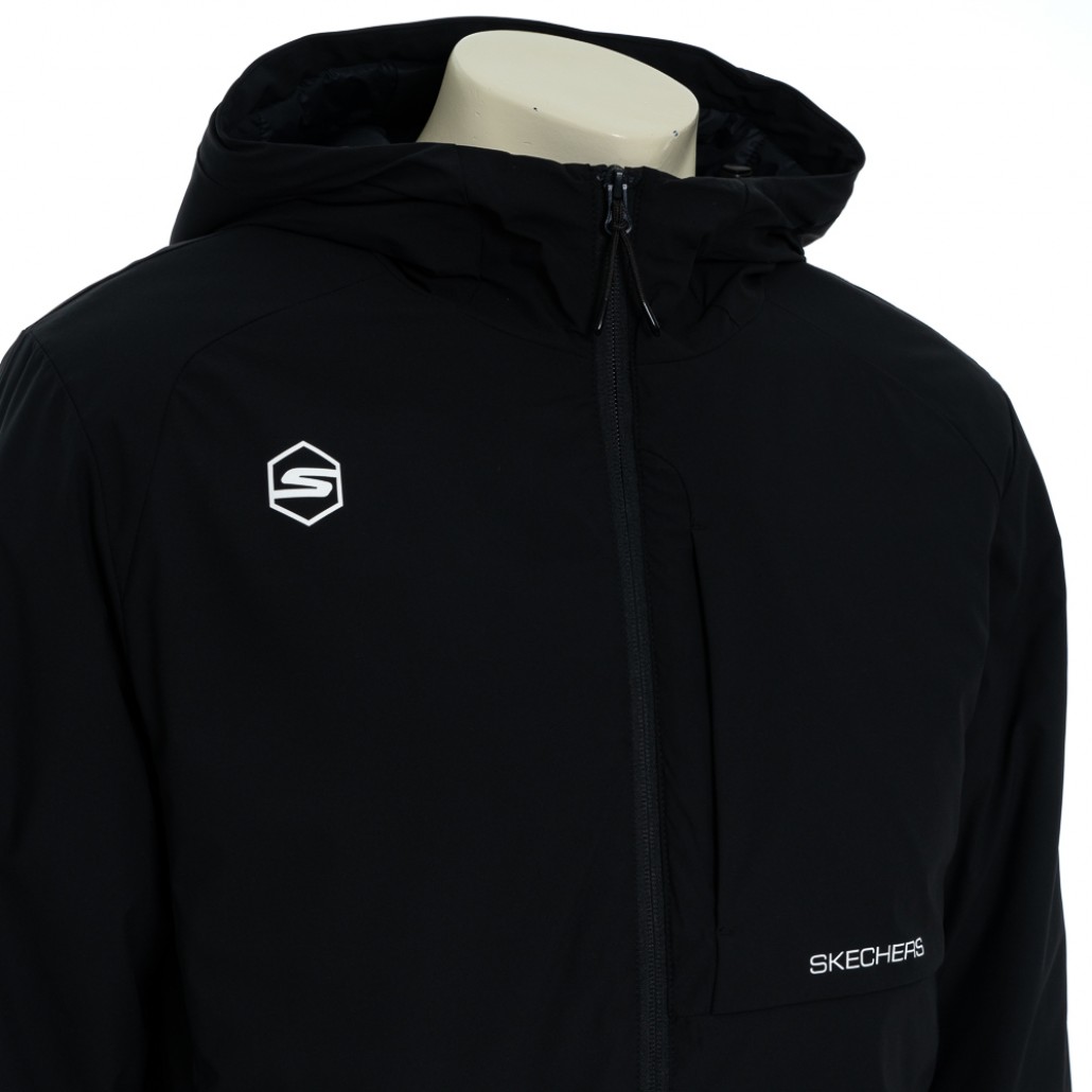 SKECHERS 男拉鍊連帽外套 (P125M031-0018)