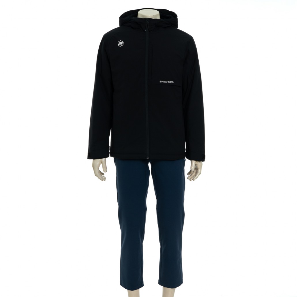 SKECHERS 男拉鍊連帽外套 (P125M031-0018)