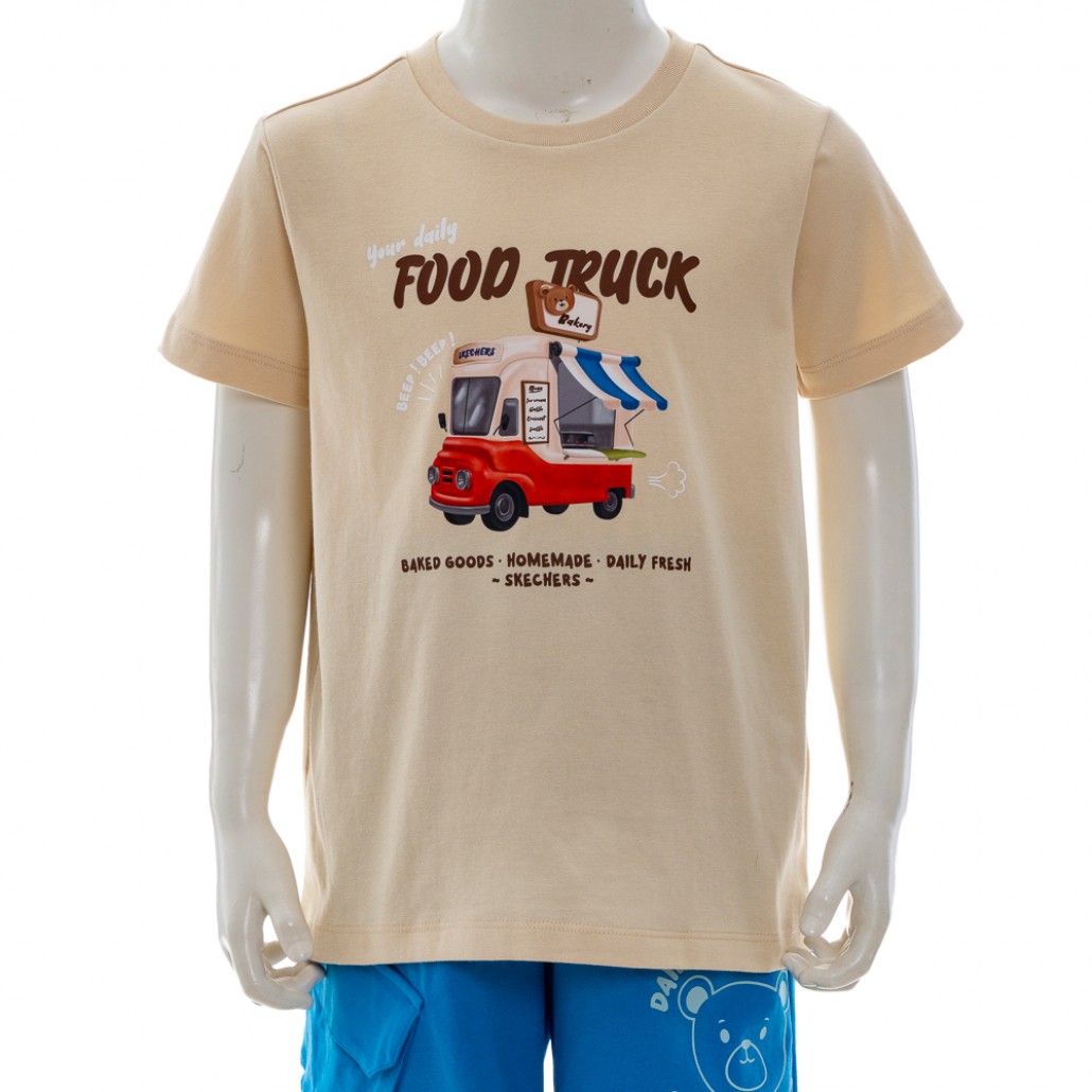 SKECHERS 男童短袖衣 (SL125B066-00XE)