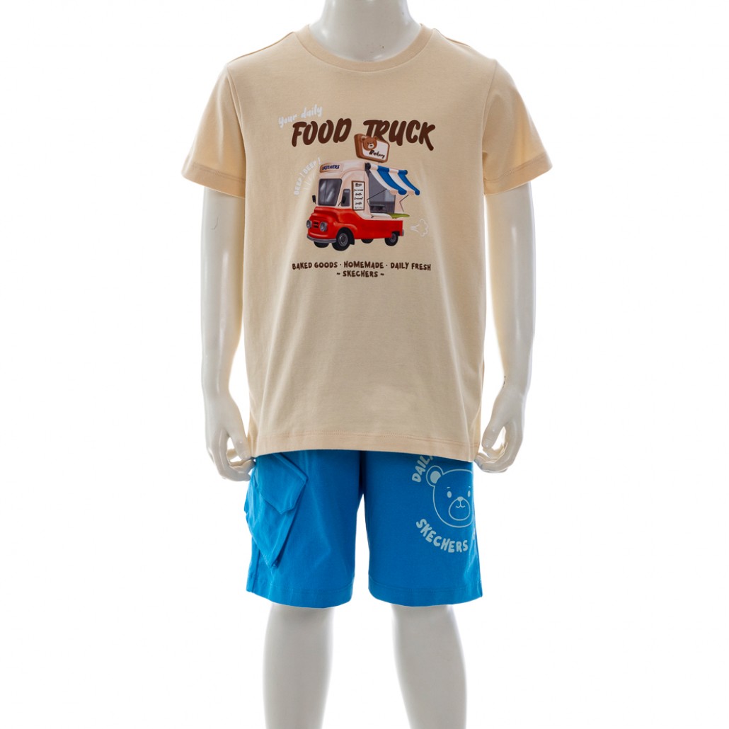 SKECHERS 男童短袖衣 (SL125B066-00XE)