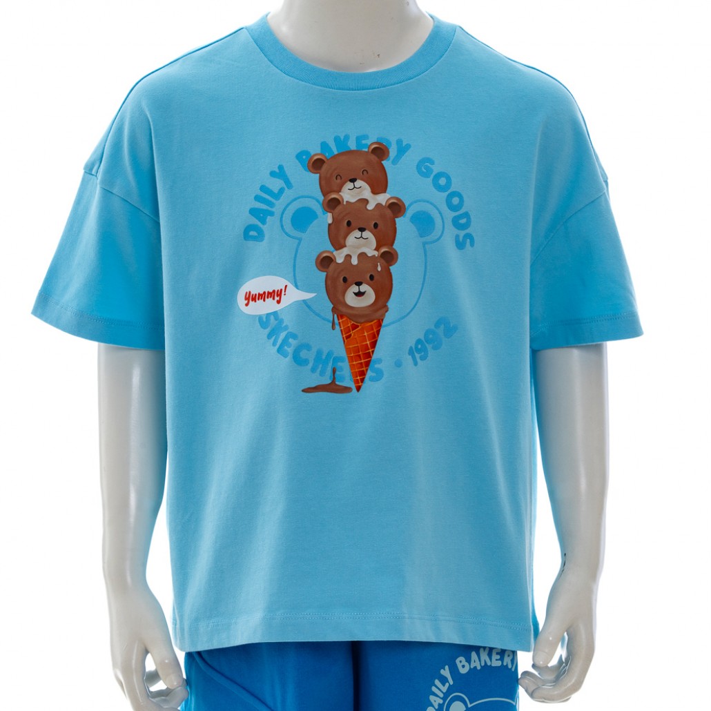 SKECHERS 男童短袖衣 (SL125B068-LB01)